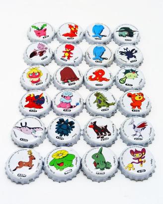 Lotto 20 tappi Pokemon serie Jhoto