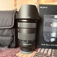 Obiettivo Sony 24-70 gm f 2,8