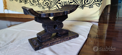 Sgabello Ashanti "Wisdom Knot" del Ghana anni '50