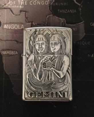 Accendino Zippo Zodiac Gemini 1997