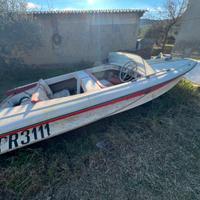 Motoscafo barca anni 60