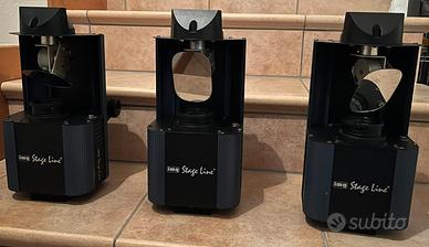 3 Luci stage line con controllo dmx