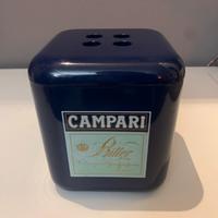 Portaghiaccio pubblicitario Campari vintage