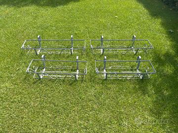 Fioriere da terrazzo in ferro battuto