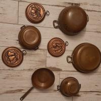 Set di pezzi in rame