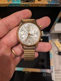 Cronografo Vintage ARTEN Suisse 24 rubis  50' oro