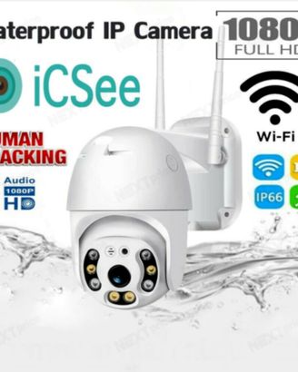TELECAMERA ESTERNA 2022 WIRELESS APP ICSEE PTZ VID