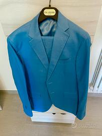 Completo elegante Bottega del Sarto azzurro - Tg46
