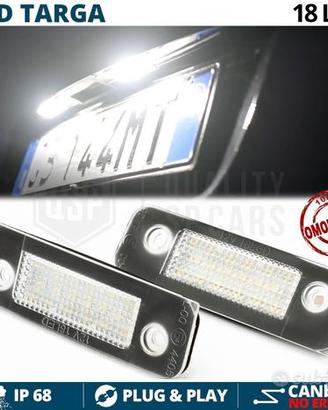 Luci Targa LED Canbus per Ford Fiesta 5 Omologate