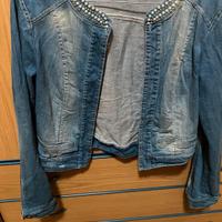 giacca denim donna