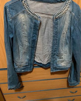 giacca denim donna