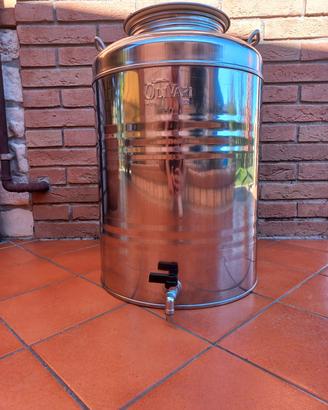 Contenitore olio Inox Olivari 50 lt