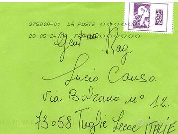 Raccolta di francobolli annullati