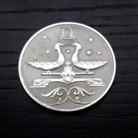 ARGENTO 2 rubli RUSSIA 1/2 OZ zodiaco RARE