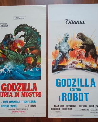 Locandine Godzilla furia di mostri contro i Robot