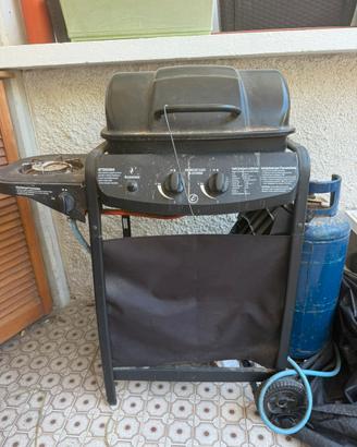 Barbecue a gas
