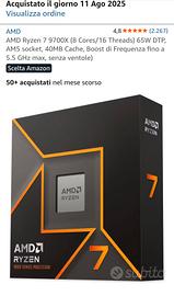 ram 32 gb ddr5+ryzen 7 9700x+scheda madre b850