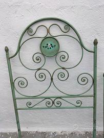 letto in ferro battuto singolo 