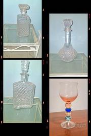 bottiglie liquore e flute 