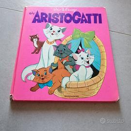 Libro vintage Aristogatti 1971