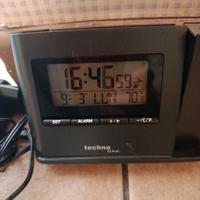 Sveglia techno Line proiettore Radiocontrollata