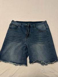 Shorts in denim blu Taglia  M