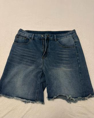 Shorts in denim blu Taglia  M