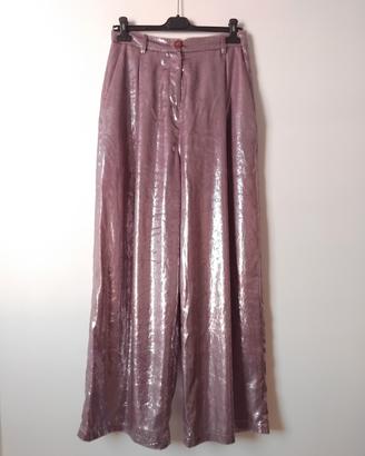 Pantaloni ampi Alysi Chocolat marrone