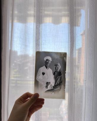 Lastra fotografica vintage primi del Novecento 