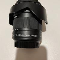 CANON 10-18mm f/4.5-5.6 IS STM, Paraluce,Filtro UV