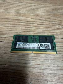 Samsung DDR5 32gb SODIMM PC5-4800B 1x32gb 2Rx8