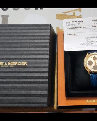 Orologio Baume&Mercier oro 18 carati chrono