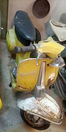 x vespa 50 4 marce giallo cromo originale 