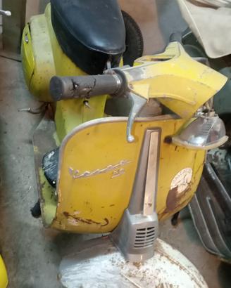 x vespa 50 4 marce giallo cromo originale 