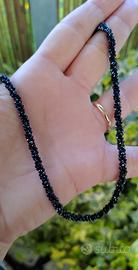 Collana tre fili torchon