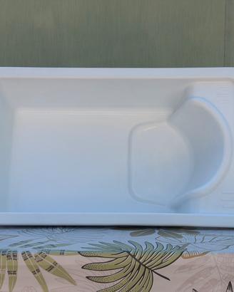 Vaschetta bagno neonato anatomica bianca