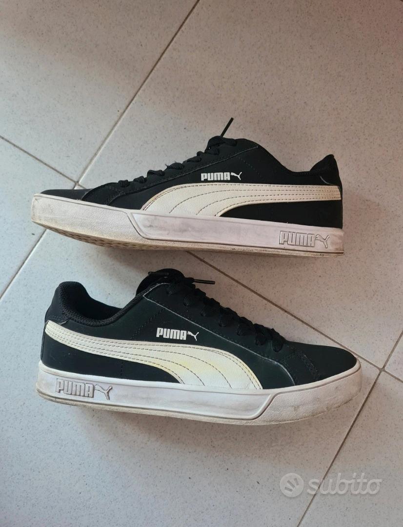 Puma nere outlet e marroni