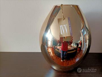 Vaso in vetro laccato a mano