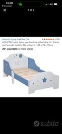 homcom letto per bambini