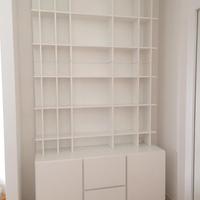 libreria in mdf bianco Doimo