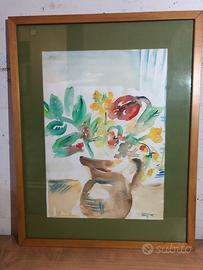 Dipinto acquerello vaso