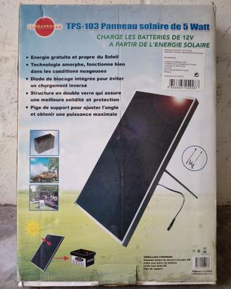 Pannello solare Topraysolar caricabatterie 5 Watt