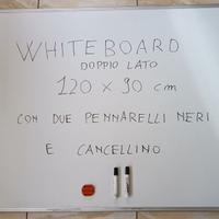 Whiteboard Lavagna 120x90cm con pennarelli