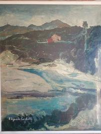 QUADRO PAESAGGIO DI EDGARDO COBELLI 