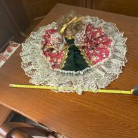 bambola anni 90 in stoffa e porcellana