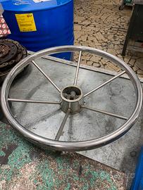 Timone acciaio barca