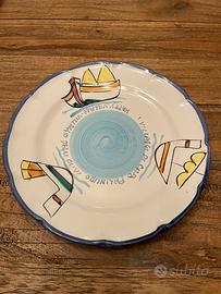 F.llo Solimene Vietri ceramica piatto da portata