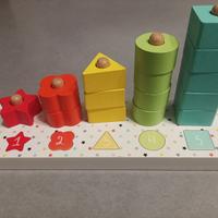 Wood'N Play - Gioco in legno con forme impilabili