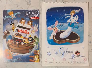 Calendario  Nutella Ferrero dell'anno 2005,m