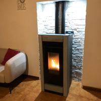 stufa a PELLET THERMOROSSI mod. Esenza stone